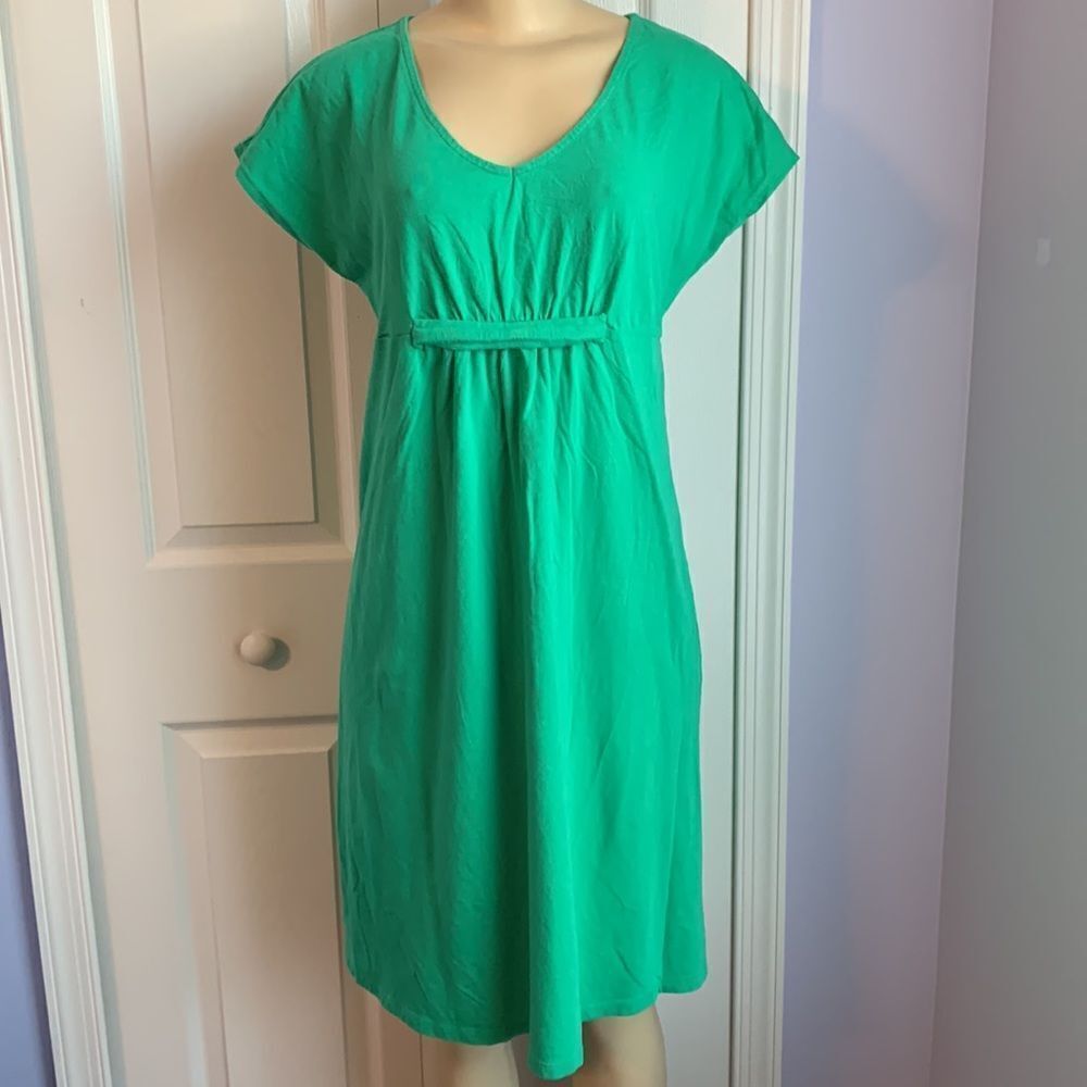 Old Navy Maternity Cap Sleeve Knee Length Midi Dress S - Picture 2 of 9